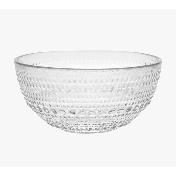Fortessa Jupiter Clear Glass Bowls Set of 6 - Cereal, Soup, Salad - Picture 4 of 8